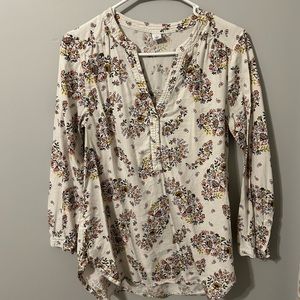 Old Navy Small Floral Blouse
